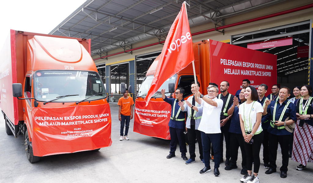 Resmikan Gudang Shopee, Mendag: E-Commerce Dorong Pemberdayaan UMKM Rambah Pasar Internasional