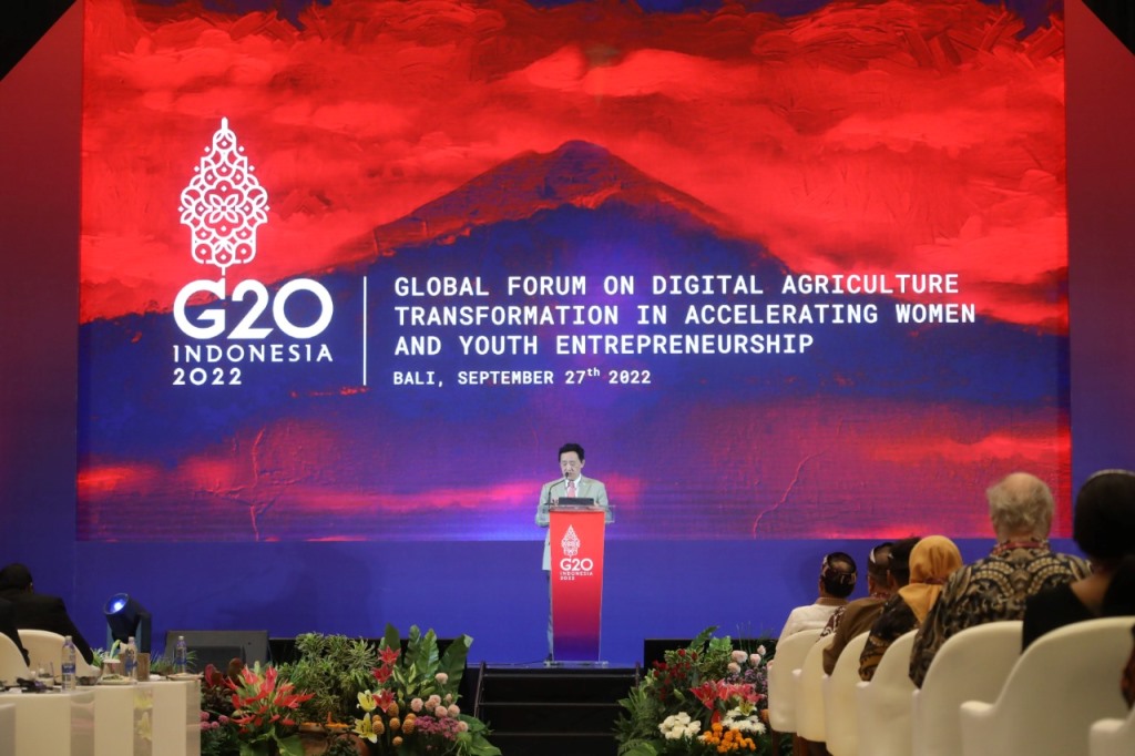 Buka Global Forum AMM G20, Mentan SYL Ajak Dunia Implementasikan Pertanian Digital
