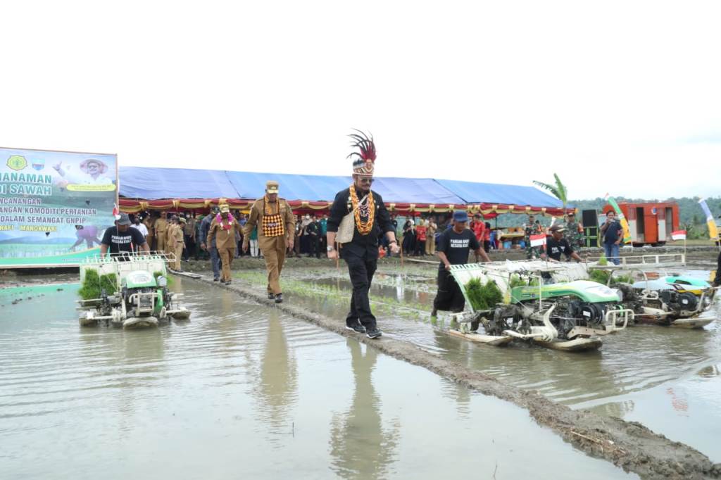 Wujudkan Ketahanan Pangan, Mentan Gelar Tanam Padi MT II 2022 di Papua