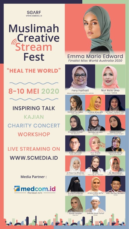 Isi Ramadan dengan Kegiatan Positif di Muslimah Creative Stream Fest 2020