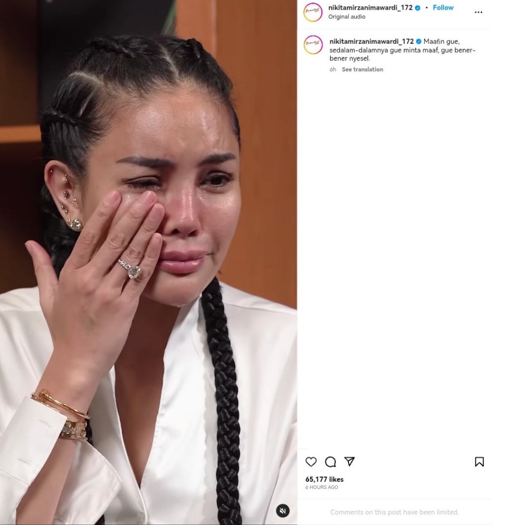 Sedih <i>Banget!</i> Nikita Mirzani Menyesal Telat Gandeng Shopee Live Biar Makin Cuan