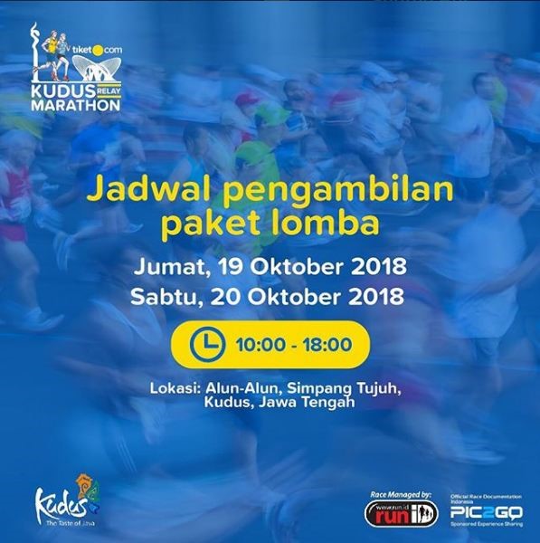 Olahraga Sambil Berwisata di Tiket.com Kudus Relay Marathon 2018