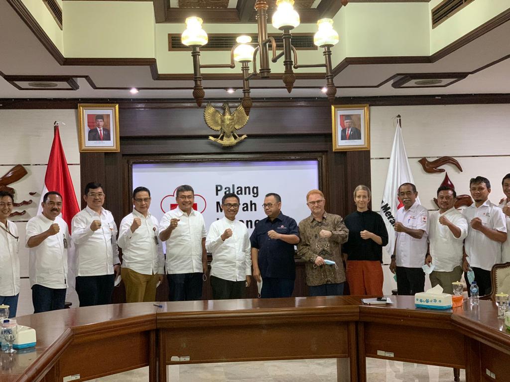 Pos Indonesia dan PMI Kerja Sama Distribusi Bantuan Kemanusiaan