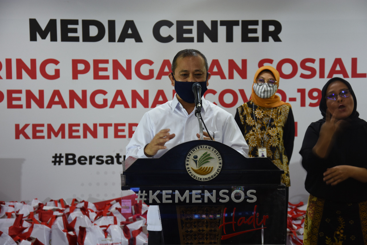 Kemensos Apresiasi PT Pos Indonesia dalam Menyalurkan Bansos