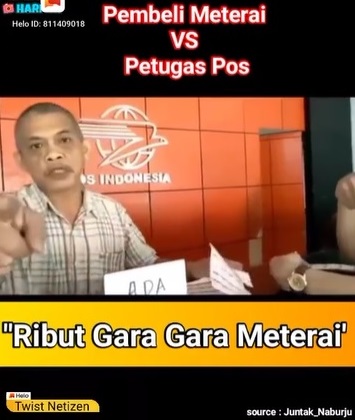 Klarifikasi Pos Indonesia atas Video Viral Oknum Kantor Pos Ribut dengan Pelanggan Gegara Meterai
