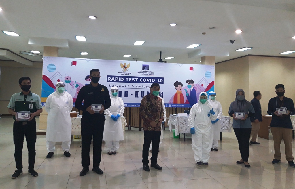 LPDB-KUMKM Gelar Rapid Test untuk Karyawan