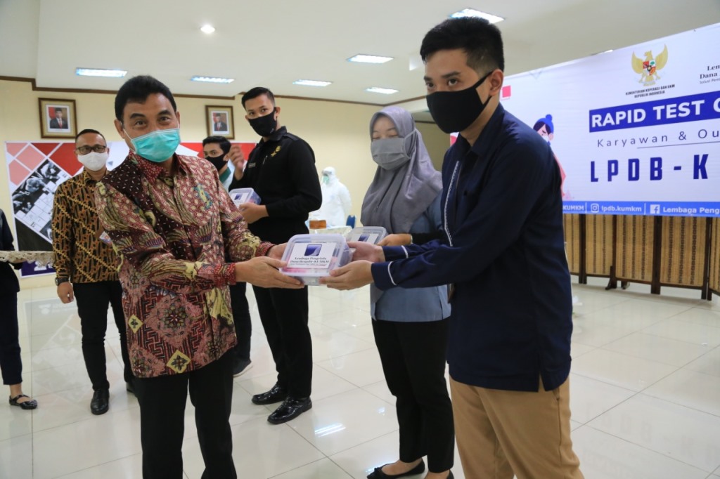 LPDB-KUMKM Gelar Rapid Test untuk Karyawan