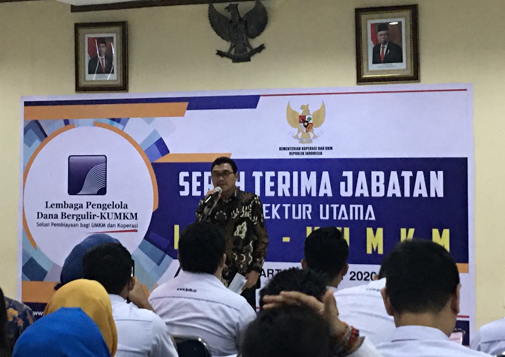 Supomo Jabat Dirut LPDB-KUMKM Gantikan Braman Setyo
