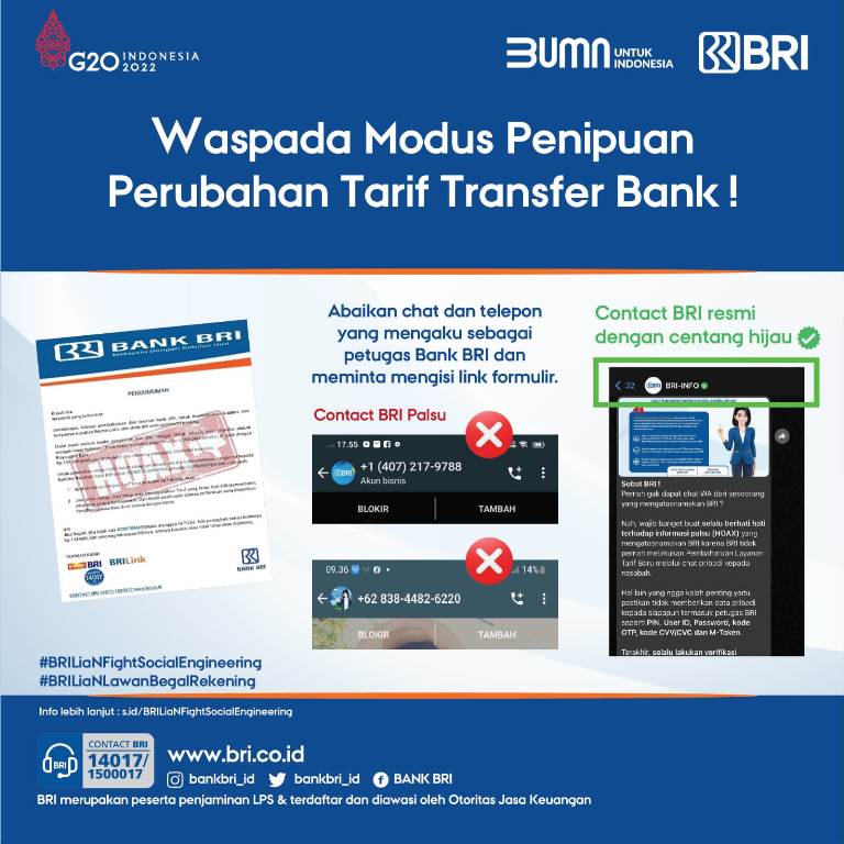 Perangi Social Engineering, BRI Turut Aktif Ungkap Kejahatan Perbankan
