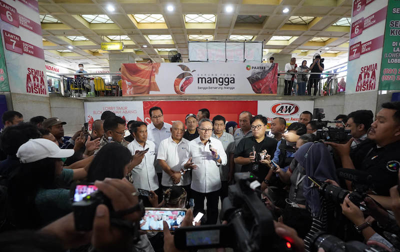 Mendag Zulkifli Hasan: Tanah Abang Mulai Ramai Lagi