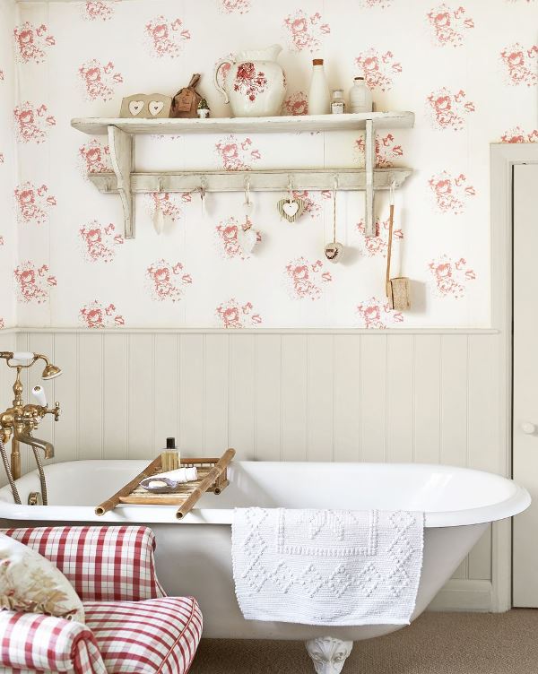 10 Pilihan Wallpaper untuk Mempercantik Kamar Mandi