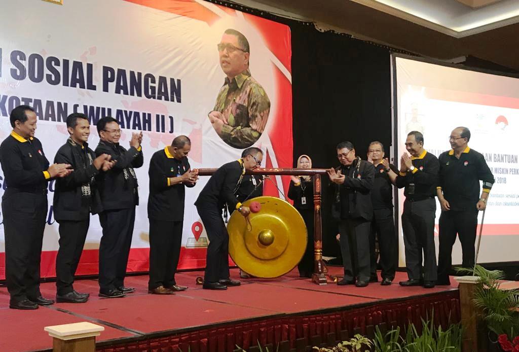 Kemensos Evaluasi Program Sosial Pangan Wilayah II Perkotaan
