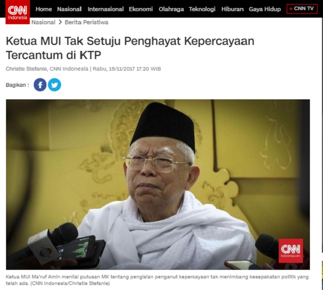 [Cek Fakta] Wapres Ma'ruf Amin Sebut Jokowi Ahli Menipu Rakyat? Ini Faktanya