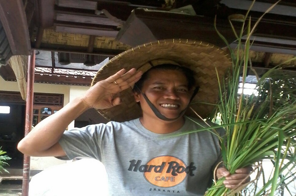 Petani di Bali Kenalkan Padi Ungu