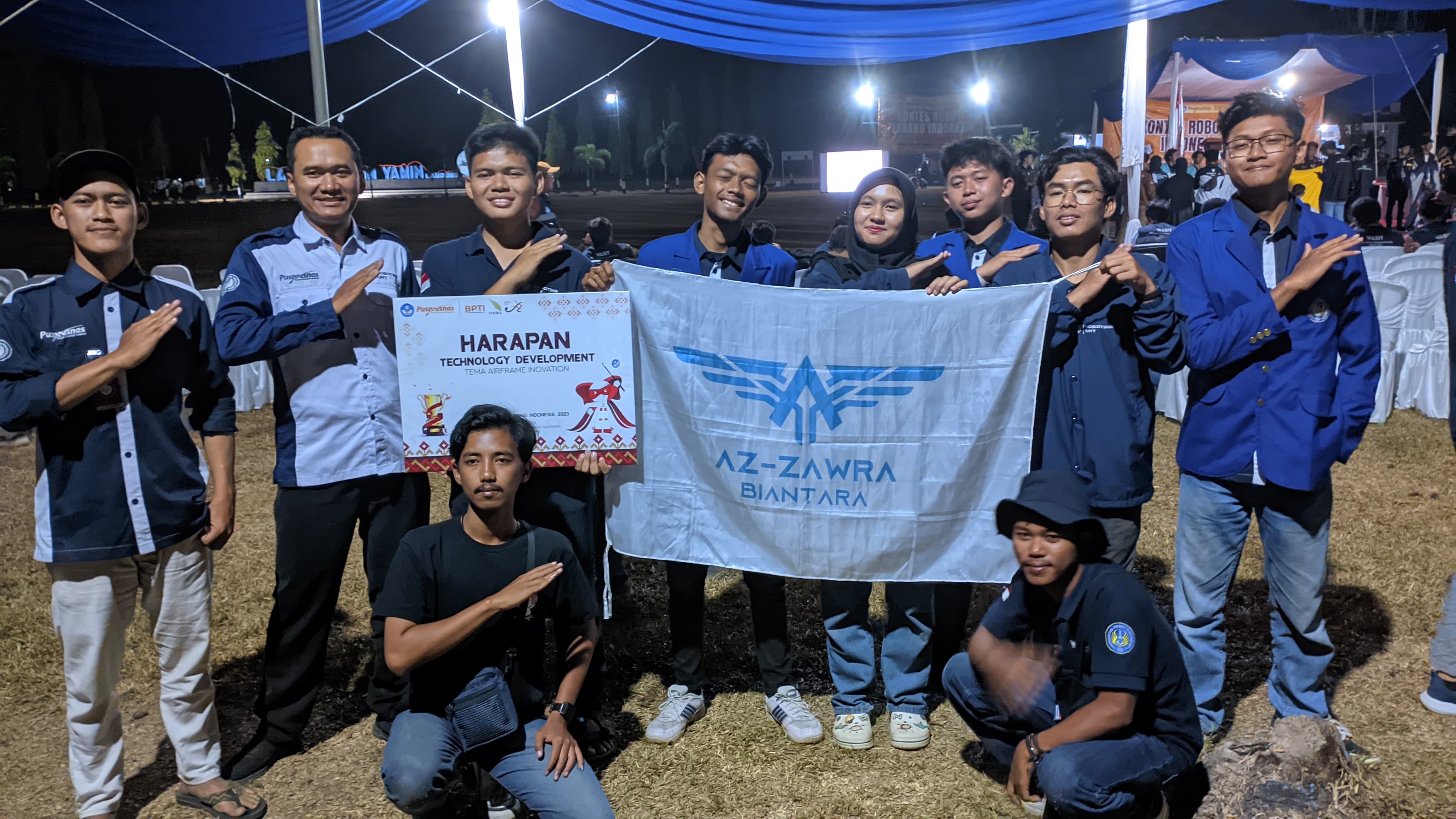 Mahasiswa UNY Bikin Pesawat Flywing Manfaatkan Komposit Serat Rami