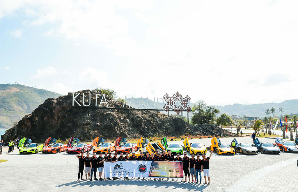 Komunitas McLaren Libas Aspal Pulau Lombok