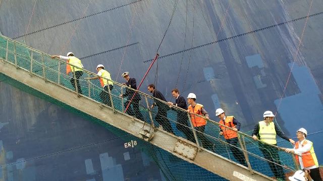 CMA CGM Otello, Kapal Raksasa Pertama Bersandar di Tanjung Priok
