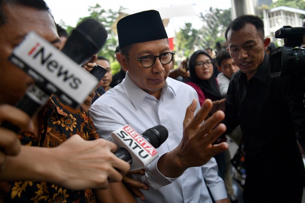 Kepala Kemenag Jatim Didakwa Menyuap Romi dan Menteri Lukman