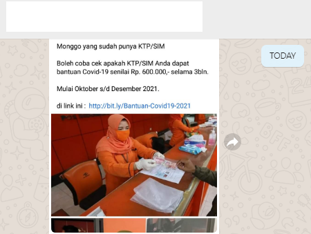 [Cek Fakta] Yang Punya KTP/SIM Dapat Bantuan Covid-19 per Bulan Rp600 Ribu? Ini Faktanya