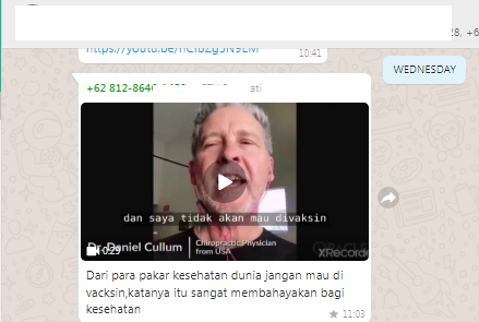 [Cek Fakta] Video Pakar Amerika dan Eropa Sebut Vaksin Covid-19 Membahayakan Kesehatan? Ini Faktanya