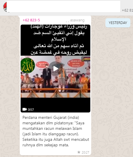 [Cek Fakta] Video Perdana Menteri Gujarat India Seketika Meninggal saat Pidato? Ini Faktanya