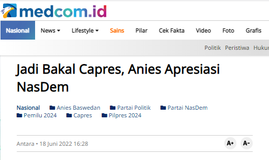 [Cek Fakta] Bocoran Wakil Anies Tokoh tak Dikenal tapi Kekayaannya Puluhan Triliun? Ini Faktanya