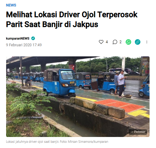 [Cek Fakta] Video Pejalan Kaki Terperosok ke Sumur Resapan? Ini Faktanya