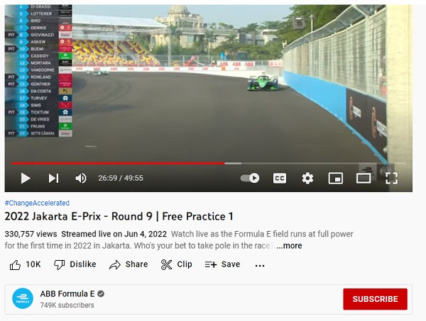 [Cek Fakta] Benarkah Tribun Formula E Sepi Penonton? Ini Faktanya