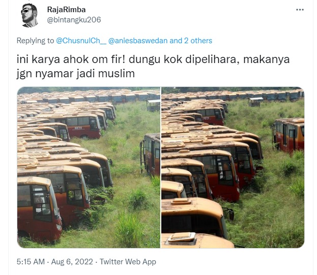 [Cek Fakta] Foto Banyak Bus Transjakarta Terbengkalai Karya Ahok? Ini Faktanya