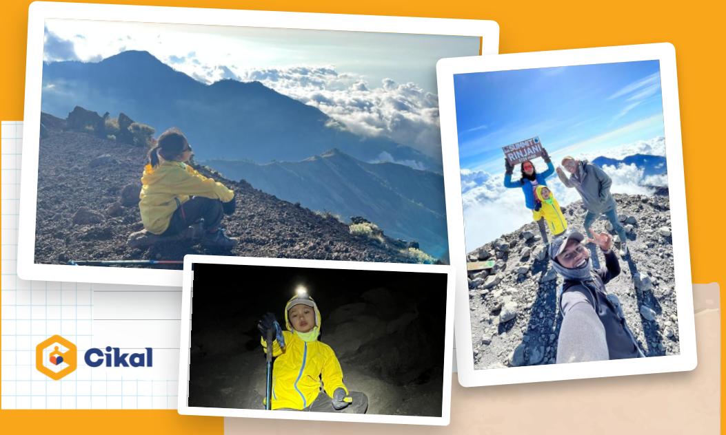 Kisah Hanun, Siswi Kelas 5 SD yang Taklukkan Puncak Rinjani