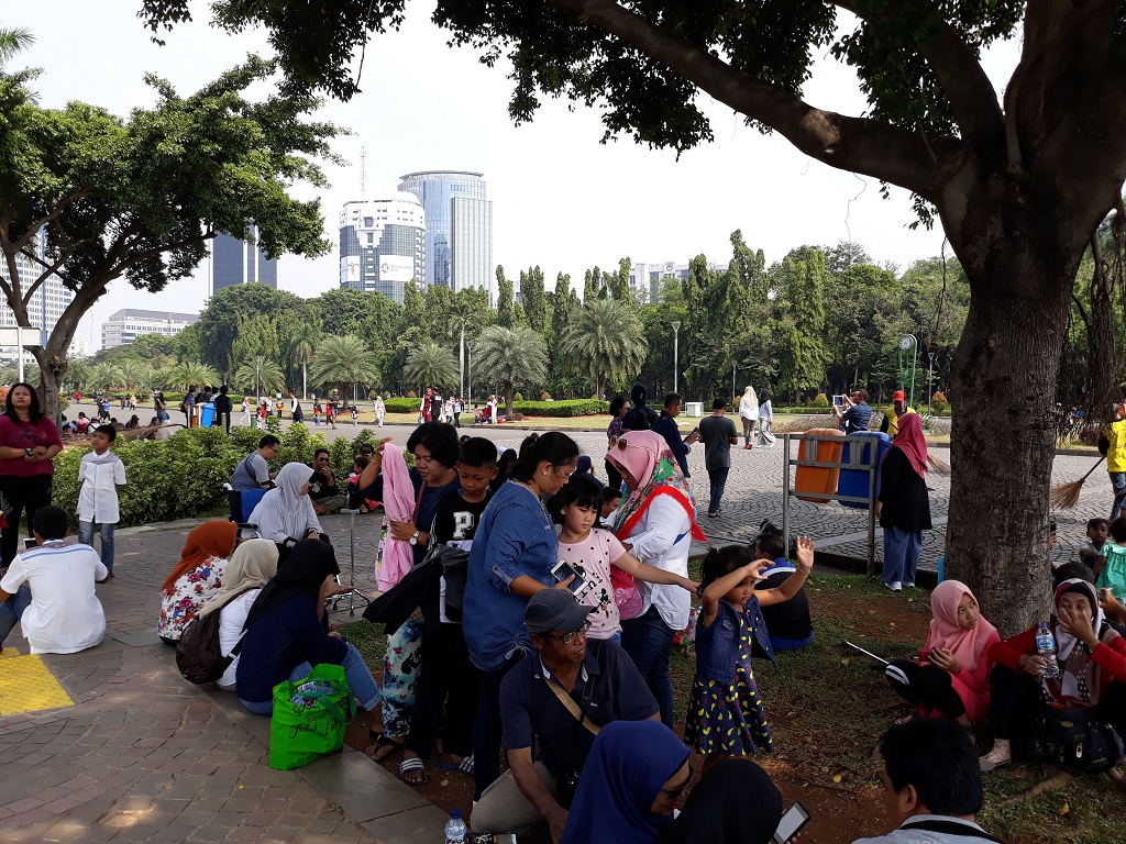 H+1 Lebaran, Antrean ke Puncak Monas Mencapai 4 Jam