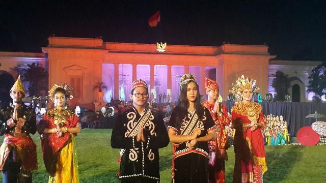 Tontowi dan Liliyana Bacakan Teks Sumpah Pemuda di Istana
