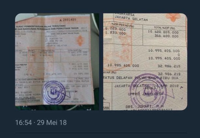 Warga Keluhkan PBB di Jagakarsa Naik 100%