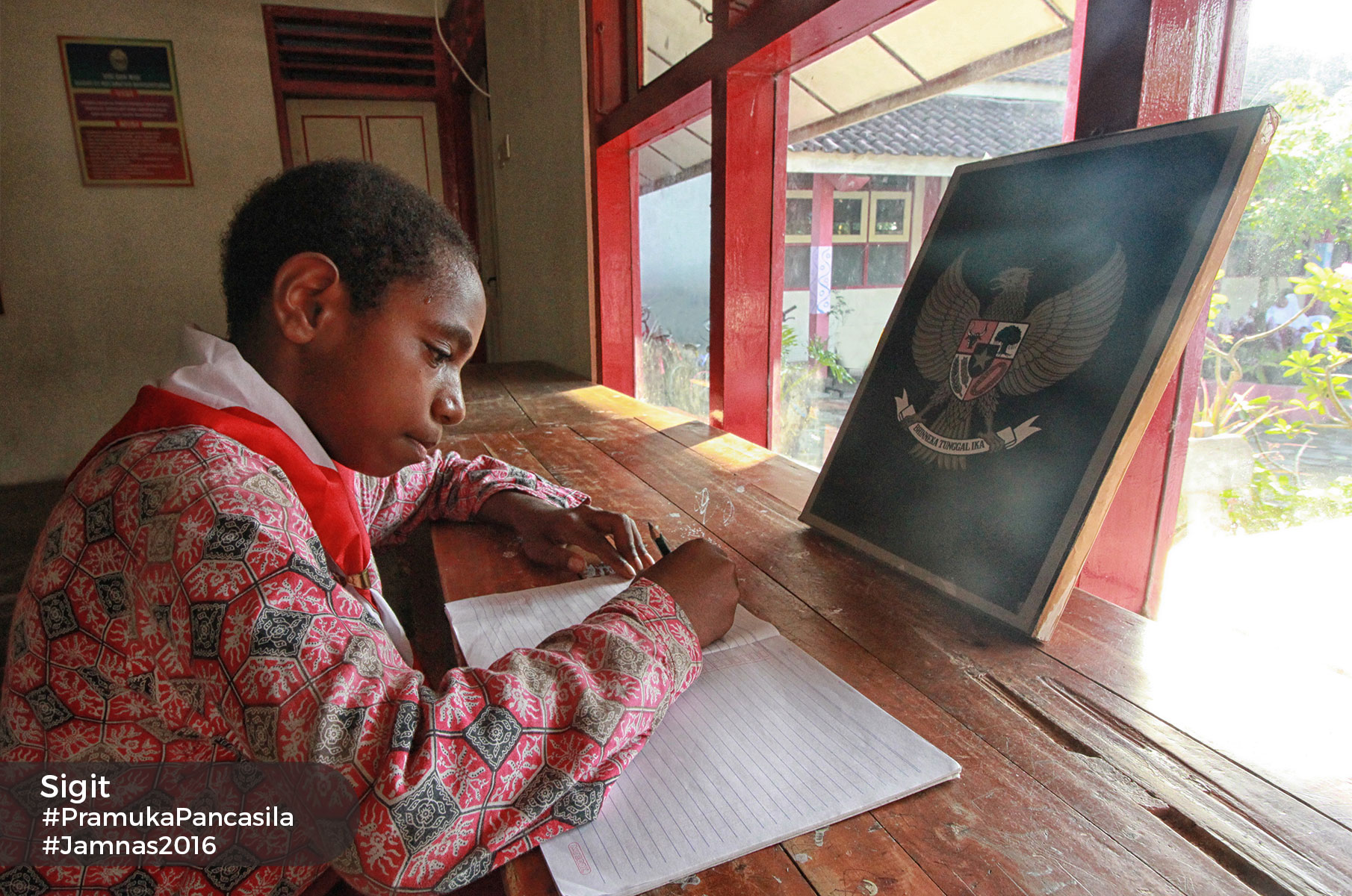 Pramuka Ekspresikan Semangat Pancasila Lewat Foto