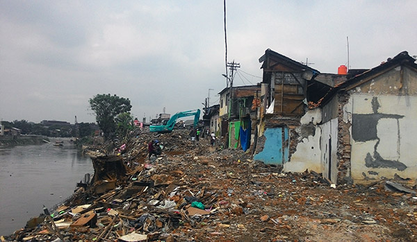 Usai Penertiban Bukit Duri, Proyek Normalisasi Kali Ciliwung Dilanjutkan