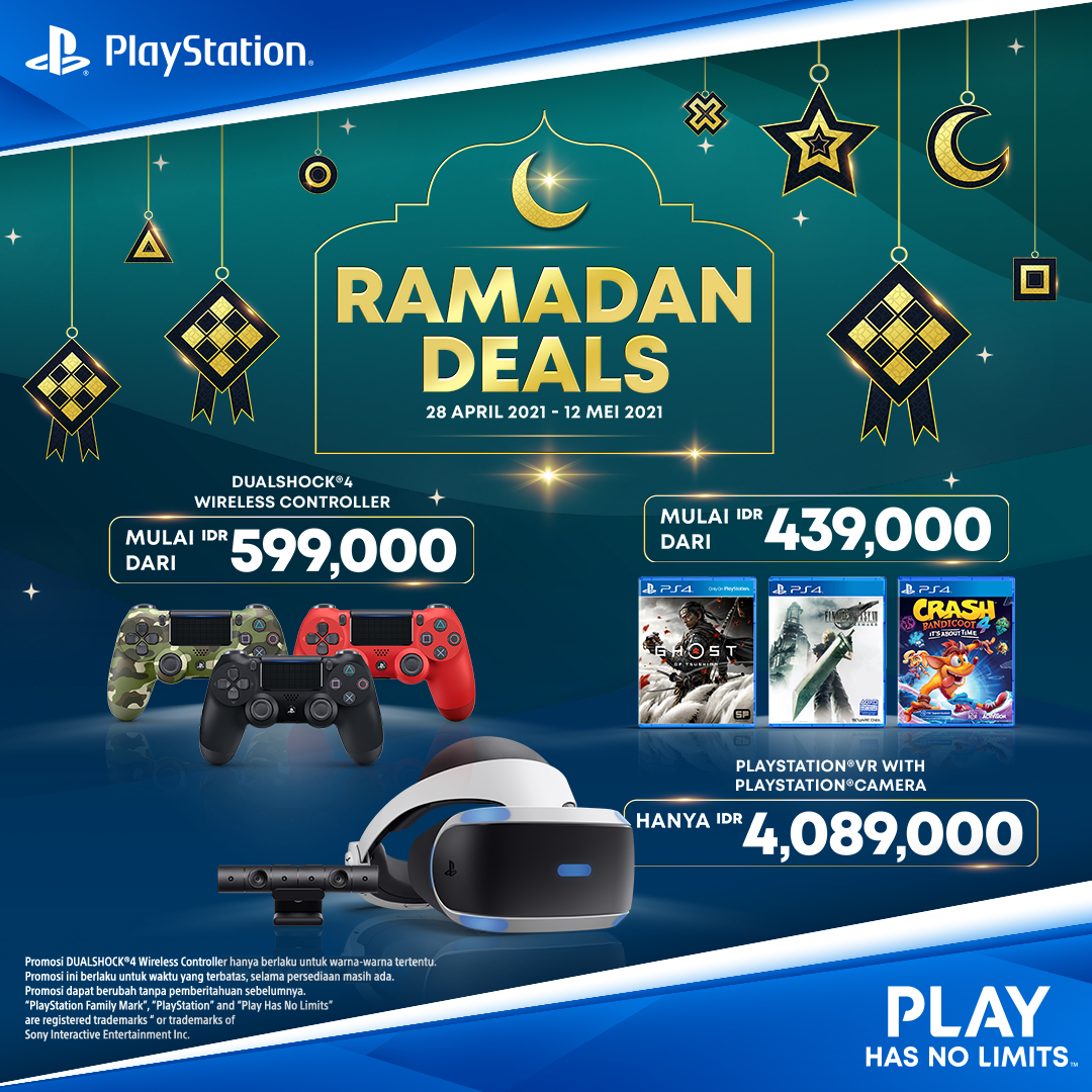 Sony PlayStation Gelar Diskon Aksesori dan Game Sepanjang Ramadan
