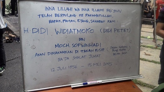 Jenazah Didi Petet Dishalatkan di Mushala Rumah Duka