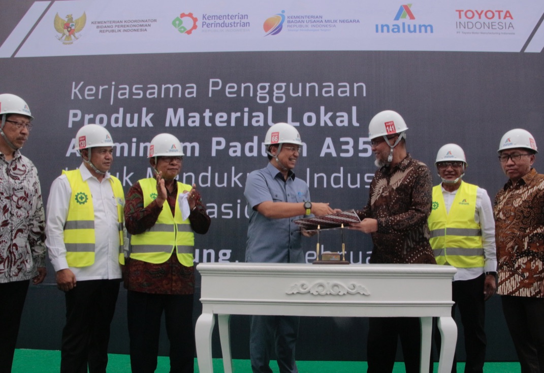 Inalum Pasok Alumunium untuk Industri Otomotif Nasional
