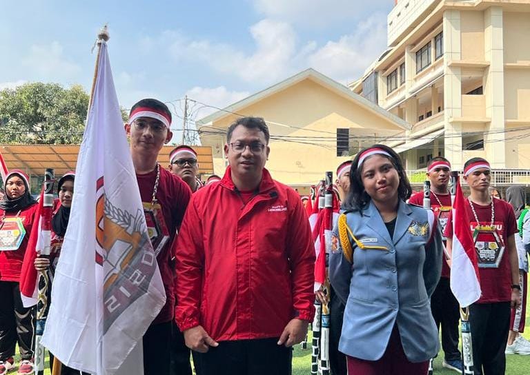 Lari Lintas Juang, Perayaan HUT ke-77 RI ala Siswa SMA Labschool Jakarta