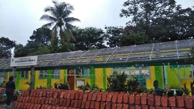 Nadiem Kunjungi SDN Cirimekar 02 Cibinong Pascaroboh