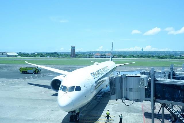 penerbangan Singapore Airlines kembali terbang ke Bali