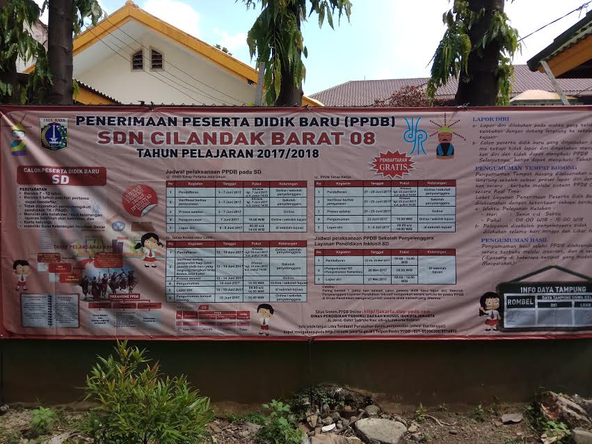 Penerimaan Murid Baru SD di DKI 3 Tahap