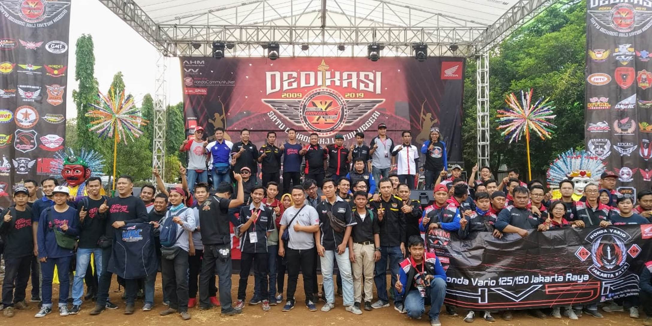 Seru-Seruan ala Biker Honda di Satu Dekade AHJ