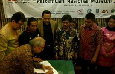 Pertemuan Museum Nasional 2015 di Balai Kota Malang, Jawa Timur. MTVN Aditya Mahatva Yodha