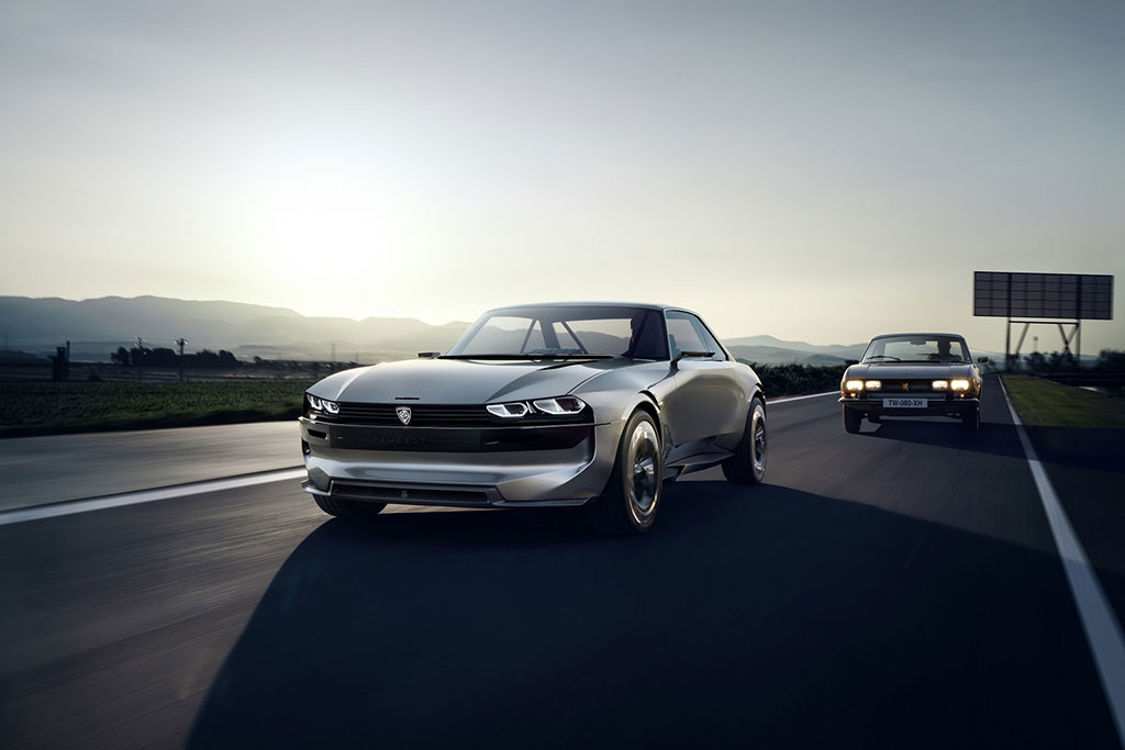 Gaya Jadul Peugeot E-Legend Concept Berteknologi Masa Depan