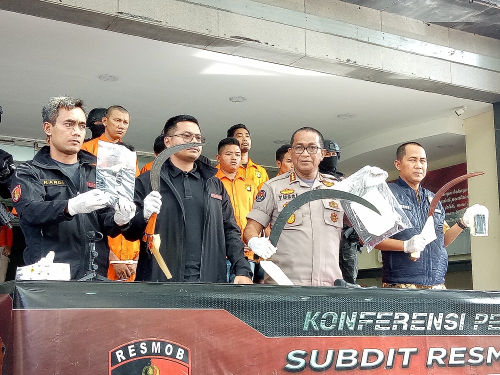 Komplotan Begal Bercelurit di Bekasi Dibekuk