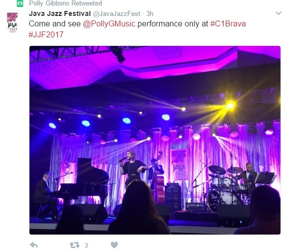 Polly Gibbons, Mutiara Terpendam Hari Pertama Java Jazz 2017