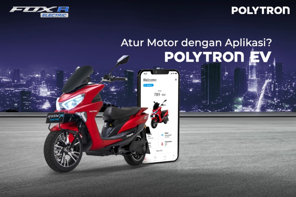 Dukung Udara Bersih, Polytron Perkenalkan Fox-R, Motor Listrik Bersubsidi