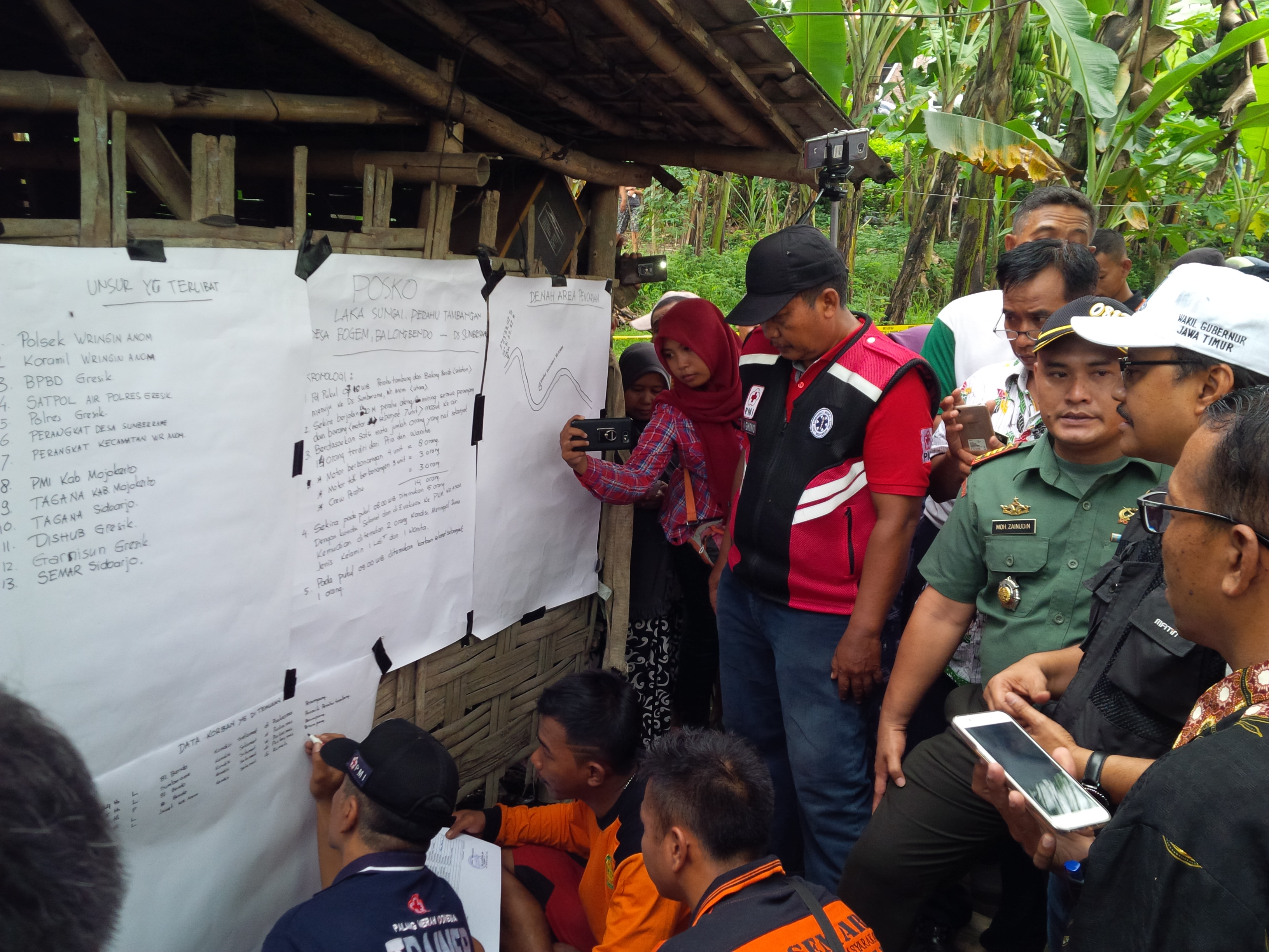 Penyebab Getek Terbalik di Sungai Perbatasan Gresik-Sidoarjo