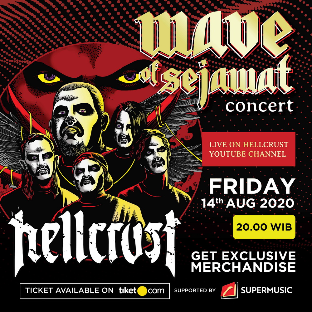 Hellcrust Gelar Konser Virtual Wave of Sejawat